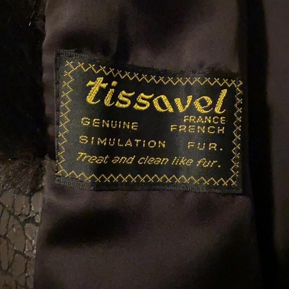 Tissavel of France Vintage Faux Fur Coat - Picture 4 of 6
